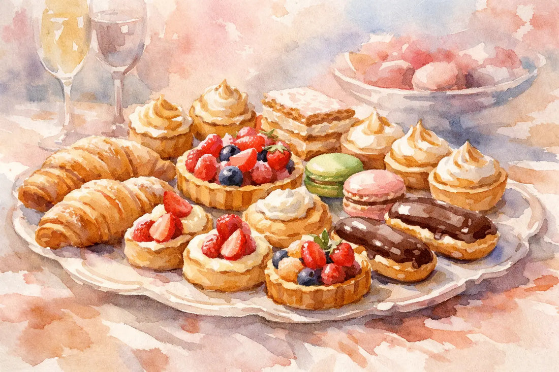 French Pastry Platter for a Party That Wows