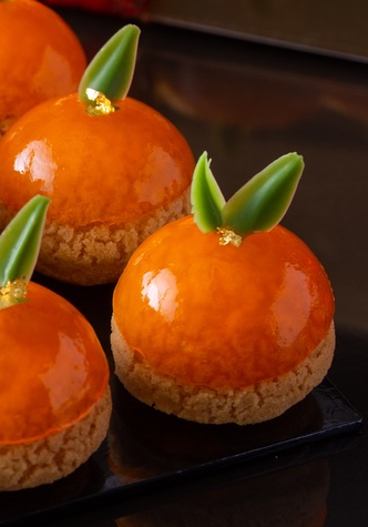 Choux Mandarin Puffs